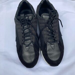 Buscemi Leather Sneakers men’s size EU 42/US 9 Black White Low Top leather